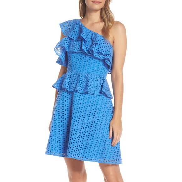 Lilly Pulitzer Dresses & Skirts - *NWT* Josey Eyelet One-Shoulder Dress